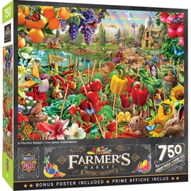 Masterpieces 750 Piece Jigsaw Puzzle for Adults and Family - A Plentiful Season - 18"x24"