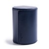 Tie Box for Travel Men's PU Leather Blue Ties Case