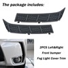 JESYMBX For Subaru Forester 2014-2019 Front bumper Fog Light Bezel