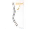Bächlein Flexible siphon wall pipe for design siphon or cup