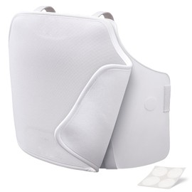 Fencing Chest Protector - Double Soft-Layer Chest Guard for Men - FIE Certificate Plastic Breast Protector - Fencing Gear for Foil Epee Sabre (Men, Small)