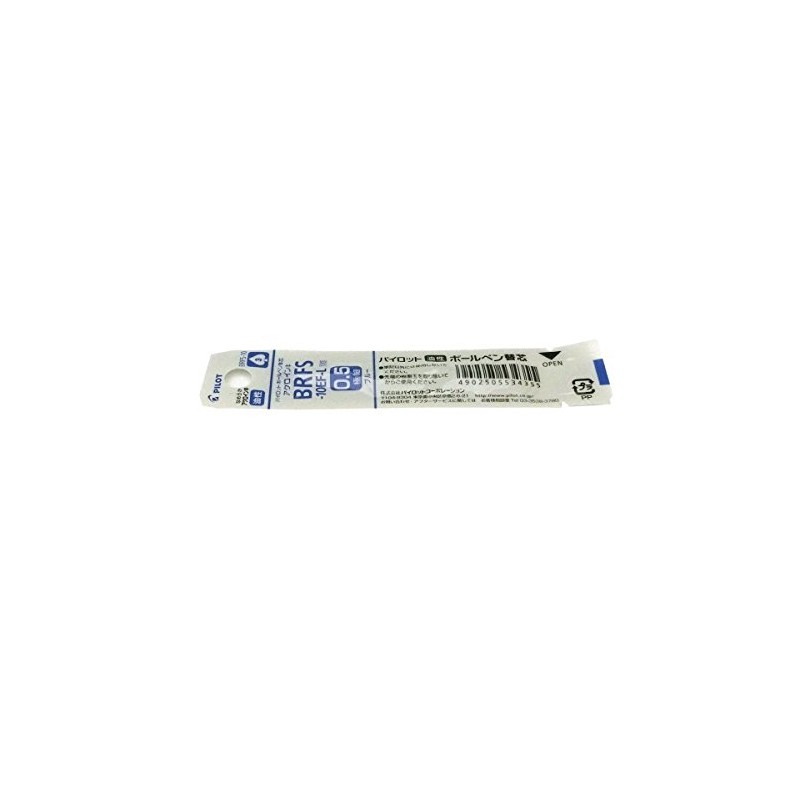 Pilot BRFS-10EF-L Oil-based Ballpoint Pen Refill, Fine Point, Blue, 10