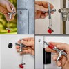DODODIY Multi-Functional Spanner Key 4 Ways Utility Key Triangle Cabinet