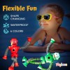 Playbees Telescopic LED Suction Cup Giraffe Toys for Toddlers -