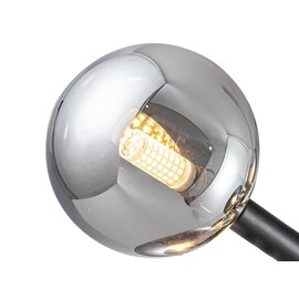 4.7 inches gray globe lampshade for sputnik chandeliers