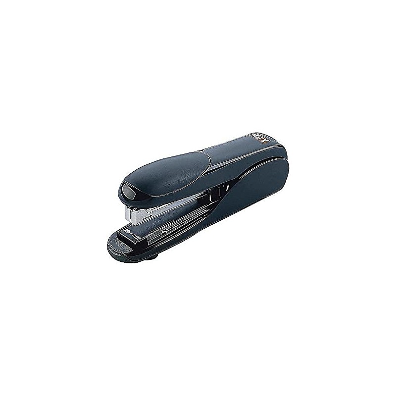Max Flat-Clinch Black Standard Stapler with 30 Sheet Capacity (HD-50DFBK)
