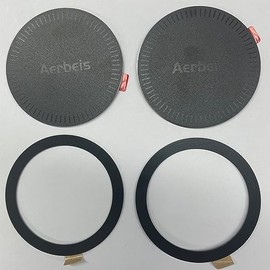 2PCS Magnetic Metal Plates 2 Metal Rings - Accessory for Aerbeis Folding Magnetic Phone Holder Mount