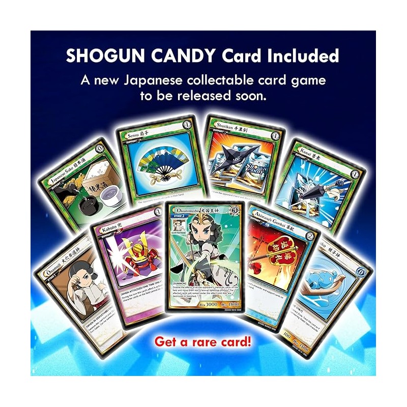 SHOGUN CANDY Box Japanese Snacks & Candy 30 Pieces Variety