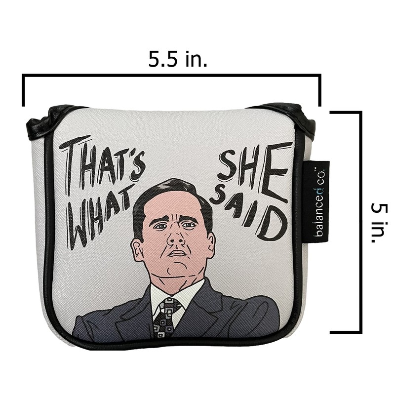 Balanced Co. Scranton Golf Headcover (Mallet Putter)