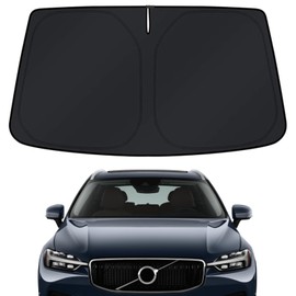 Windshield Sun Shade Cover for Volvo XC60 2018-2025 2026 - Sunshade Compatible with Volvo XC60 Foldable Front Window Sunshade Sun Visor Protector Block UV Rays Keep Your Car Cooler Car Accessories