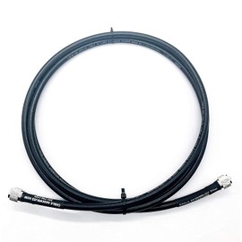 Cable Assemblies Now LMR-400/LMR400 Times Microwave Low Loss Coaxial Cable - PL259 UHF Male to UHF Male Connectors - 25 Feet-CB Ham Radio Antenna - Made in The USA