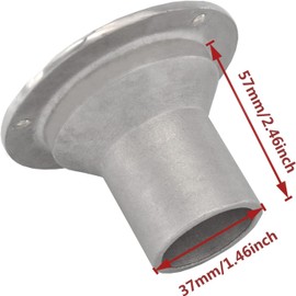 JT-HLM Marine Boat Deck Floor Drain Scupper 1-1/2 Inch(38mm) Stainless Steel Heavy Duty Yacht or Bathroom Thru Hull Deck Drainage Supplies, Silver