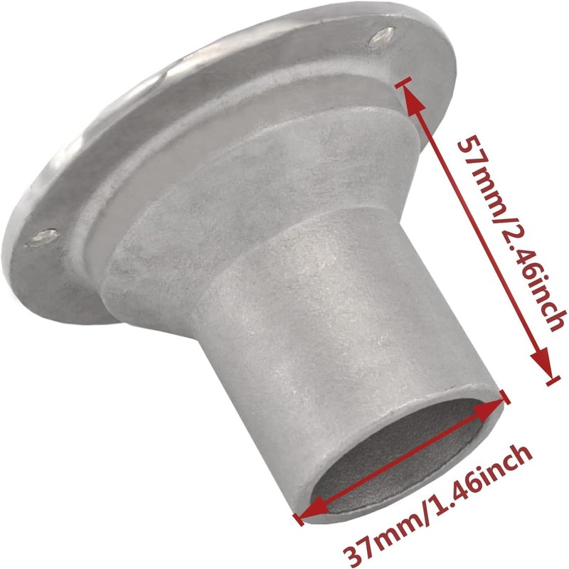JT-HLM Marine Boat Deck Floor Drain Scupper 1-1/2 Inch(38mm) Stainless