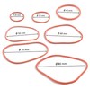Rubber Rings Red | Stretchable | Diameter 80 mm, 1