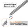 QUARKZMAN #00-#3 Phillips Screwdriver Bits Set PH00-PH3 1/4 Inch Hex