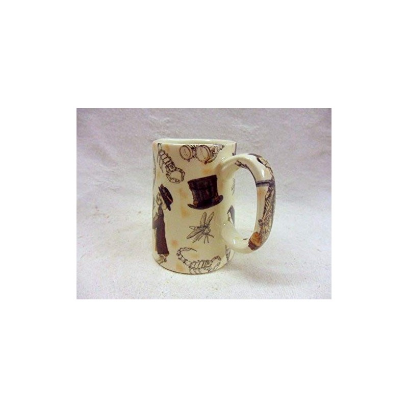 Steampunk Mini Cream Jug Pitcher by Heron Cross Pottery