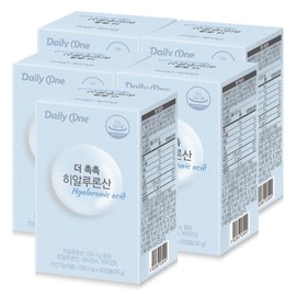 Daily One 더 촉촉 히알루론산 이너뷰티 영양제 500mg X 60캡슐 5통 More Moisturizing Hyaluronic Acid Inner Beauty Supplement 500mg X 60 Capsules 5 Bottles