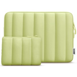 TECOOL Puffy 13 13.3 Inch Laptop Sleeve Macbook Case for MacBook Air 13 13.6 Inch M4 M3 M2 M1 2025 2024-2010, MacBook Pro 13/14 Inch M4 M3 M2 2024-2012,13.3 Splash-Resistant Protective Case