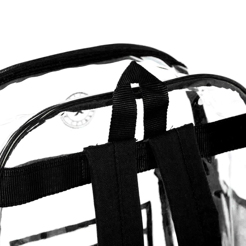 NiceAndGreat Heavy Duty Clear Backpack Transparent Quality School Bag Large
