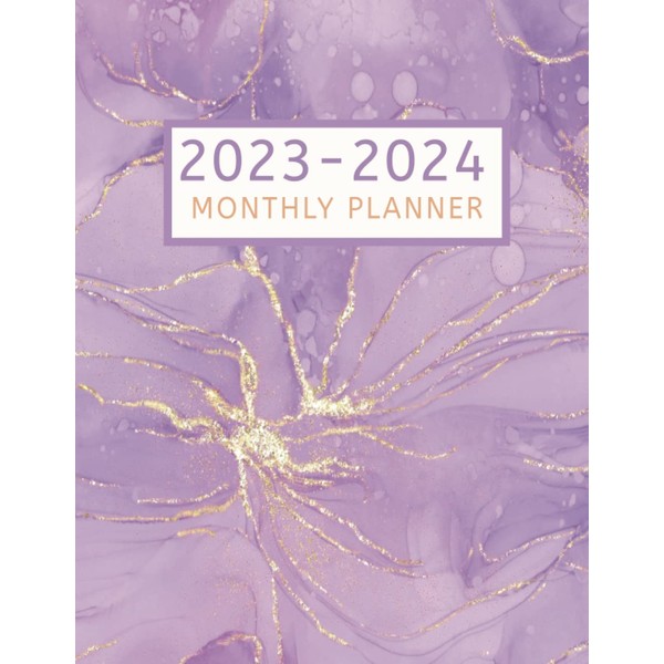 2023-2024 Monthly Planner: 2 Year Planner Calendar Schedule Organizer With