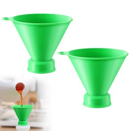 Threaded Funnel Easy Fill Funnel, Twist On Empty Spray Bottle Refill Funnel Fit for Various Size Bottles Home, Car Detailing Cleaning Supplies, 30% Vinegar, Kitchen, Bath, Essential Oils Universal