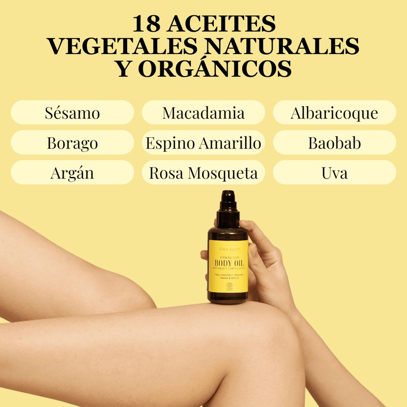 Firming YUZU Body Oil Aceite Corporal Reafirmante y Anticelulítico Ecocert