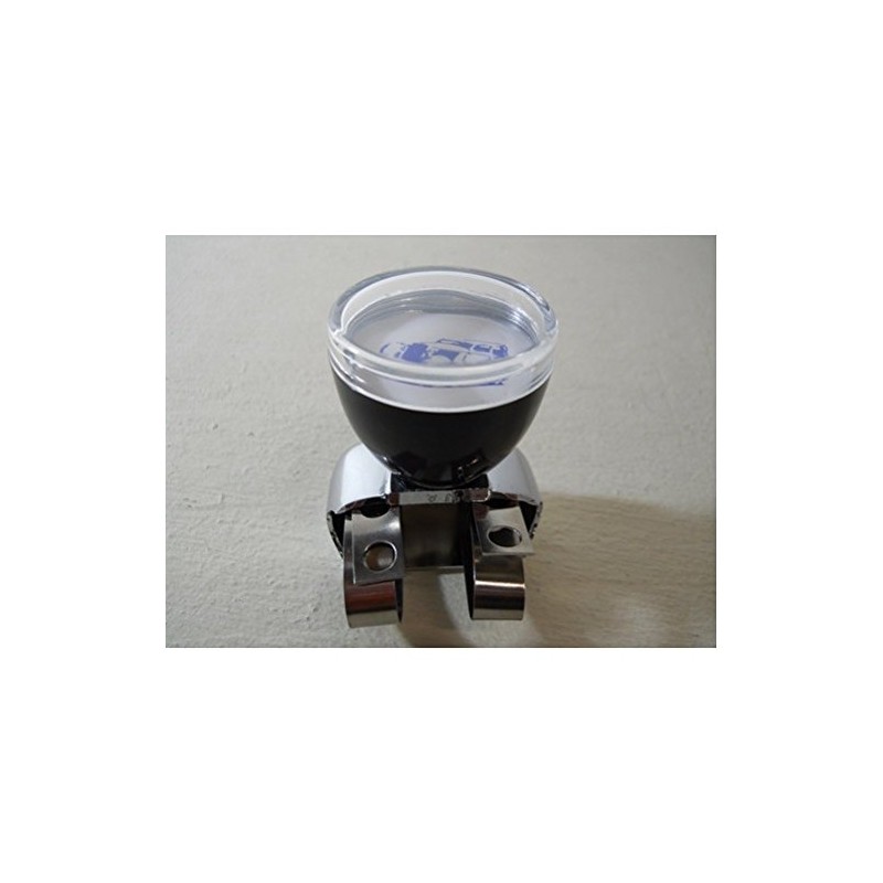 Classic Hot Rod Black Steering Wheel Spinner Suicide Knob/Clear Removable