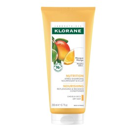 Acondicionador nutritivo Klorane con mantequilla de mango, hidrata e hidrata el cabello seco, parabeno, silicona, sin sulfato, 6.7 fl.oz.
