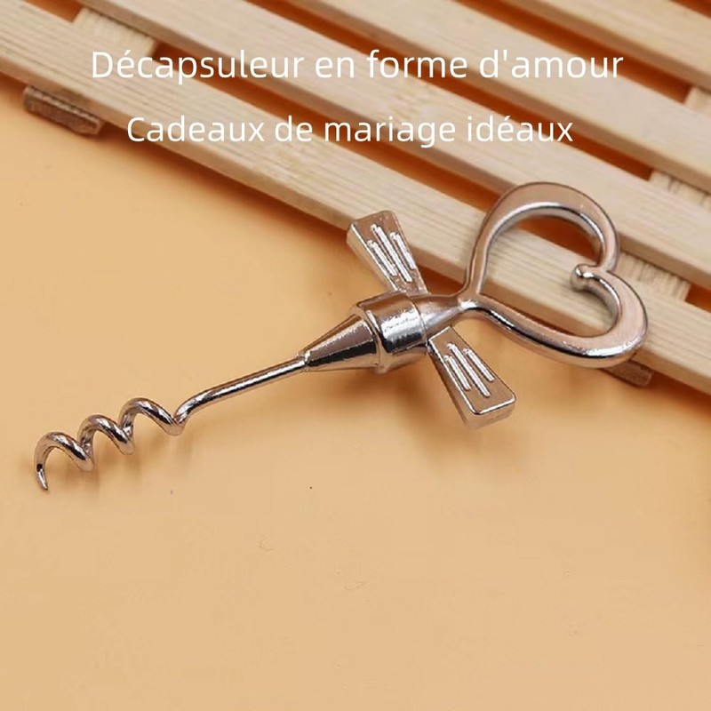 Corkscrew, Stainless Steel Bottle Opener for Weddings and Parties