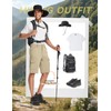 Moosehill Mens-Hiking-Shorts Cargo Lightweight Water Resistant Quick Dry Big &
