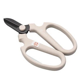 Sakagen 66142 Fresh Flower Shears, Hand Creation, F170, Black Fluorine Coating, Approx. 6.7 x 4.3 inches (17 x 11 cm), Made in Japan, Warm Gray