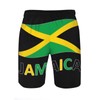 CUTEDWARF Men's Board Shorts Jamaican Flag Swim Trunks Summer Beach