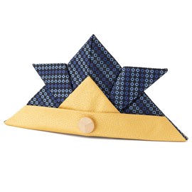 Kyo no Miyabi Cloth Helmet, Yawara Kabuto, blue diamond