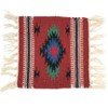 Southwest Handwoven Chimayo Wool Style Mats. Perfect for Rustic Decoration