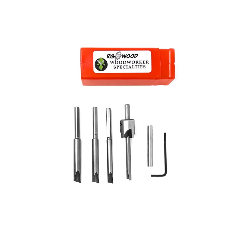 RGWOOD #2 Morse Taper MT2 Pen Turning Mandrel with 7mm
