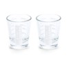 Kolder Mini Measure Heavy Glass, 20-Incremental Measurements Multi-Purpose Liquid and