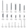TAIANJI 20 Sizes Compression Springs, 200 Pcs Tension Spring Steel,