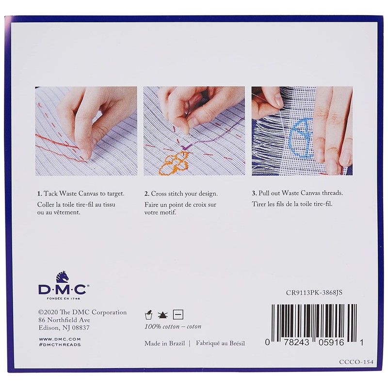 DMC CR9113 Waste Canvas, 12 by 18-Inch, 10 Count