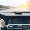 SUPVOX Automobile Digital Clock Solar Car Clock Calendar Thermometer Led
