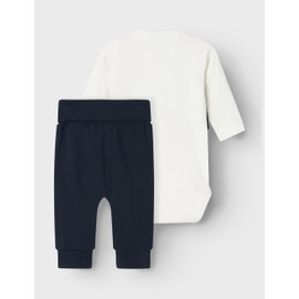 NAME IT Boy Romper Set, Dark Sapphire, 50