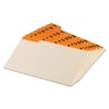 Oxford 05832 Laminated Tab Index Card Guides, Daily, 1/5 Tab,