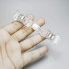 lingzaling Clip Holder for POP Price, Ends Clip, Connected, Transparent,