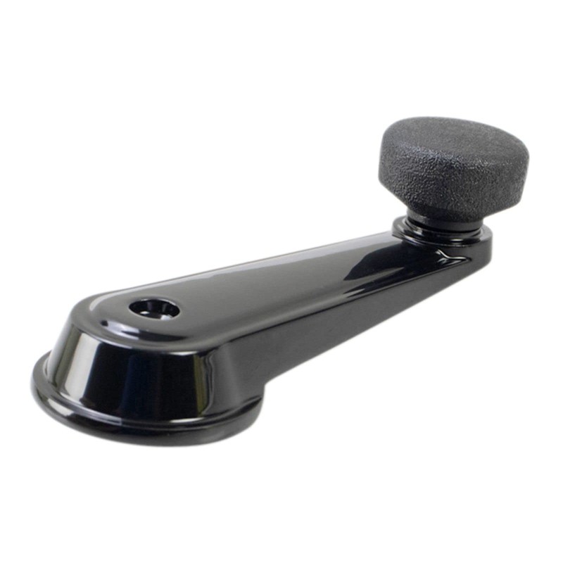 Front Window Crank Handle Set Black Compatible with 1995-2003 Mack
