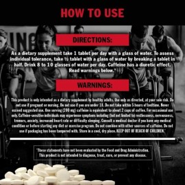 Cafeina Mutant Caffeine 240 Tabs Energia Pre Entreno Sf Cf2                                                                                           