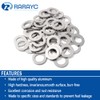 50 pcs Oil Crush Washers Drain Plug Gaskets Replacement for