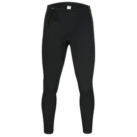 Lemorecn Wetsuits Pants 1.5mm Neoprene Winter Swimming Canoeing Pants(CA1011BLACK-L)