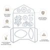 Stanzenshop Cutting Dies Stencil: Flower Envelope - Creative Craft Idea