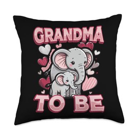 Pregnancy Announcement New Grandma To Be Throw Pillow