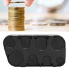 Coin Organiser Plastic Coin Holder Rectangle Euro Coin Dispenser Storage