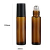 10 PCS Essential Oil Roller Bottles 10 Ml 1/3 Oz